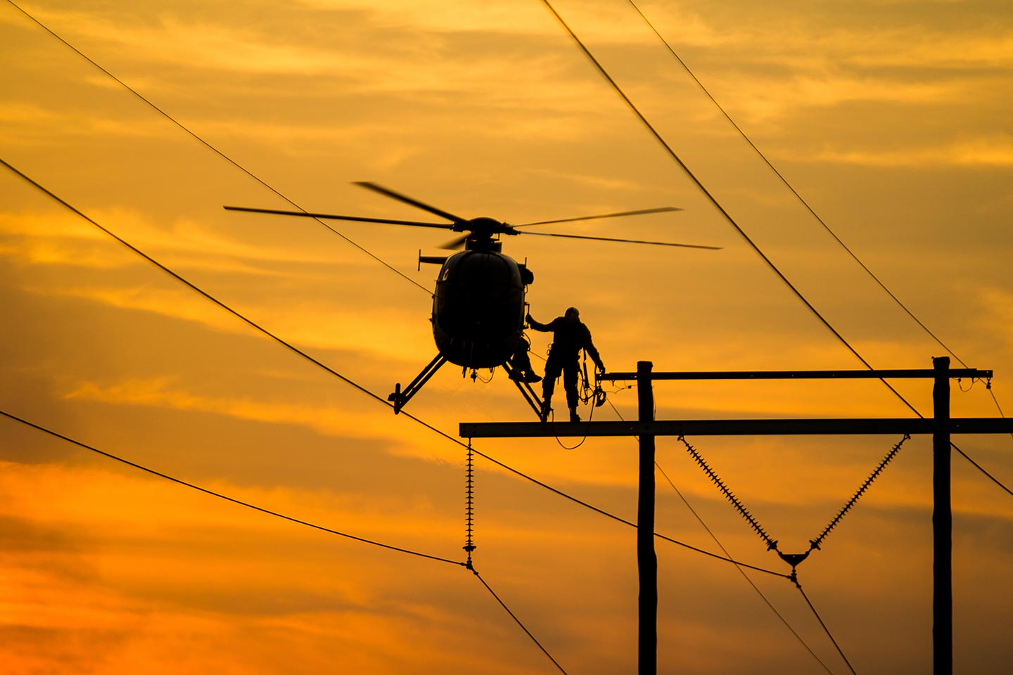 Wichita Transmission Line Helicopter Services